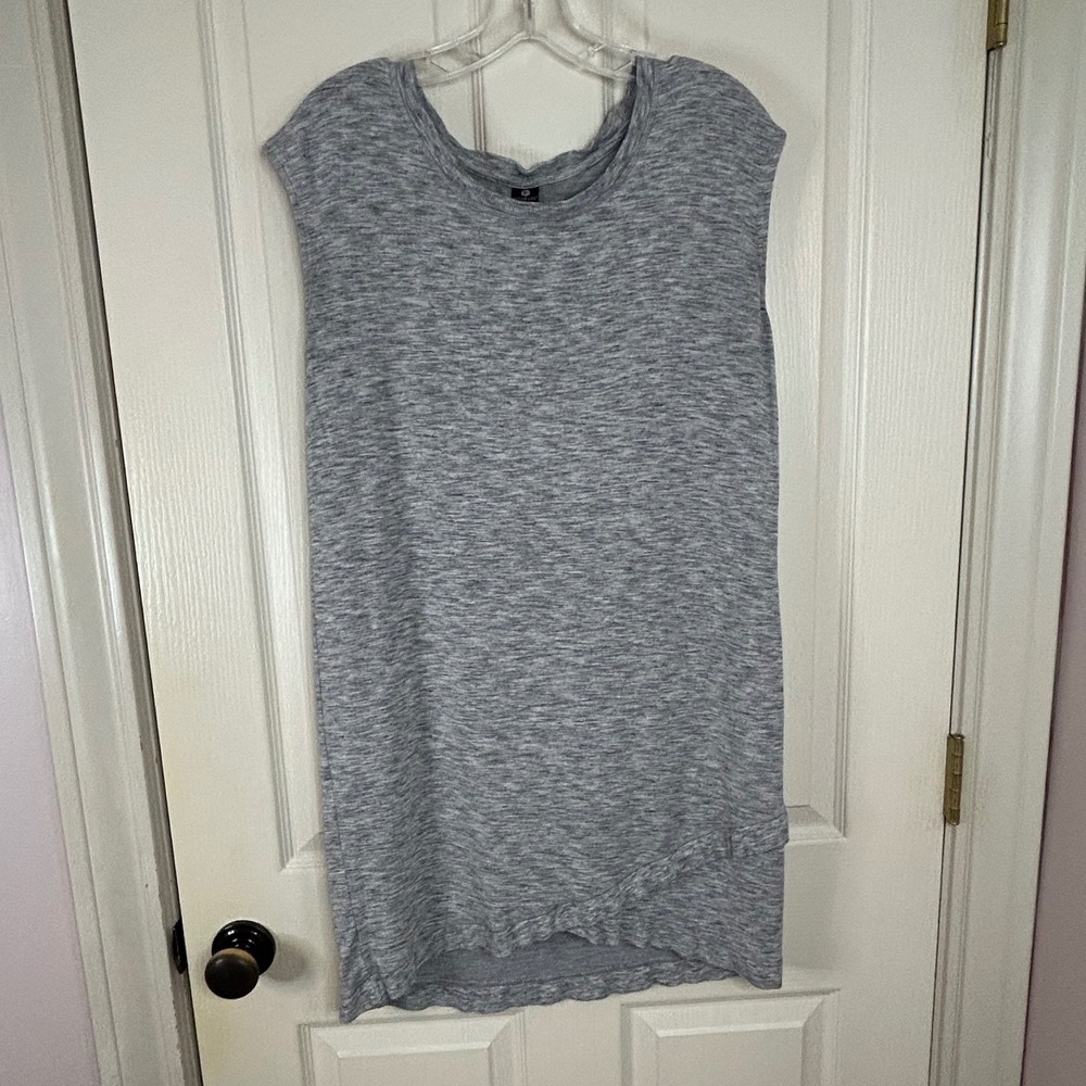 Active Life Women's Heather Gray Sleeveless Dress‎ Casual Medium